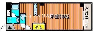 岡山駅 バス7分  中山下下車：停歩4分 8階の物件間取画像